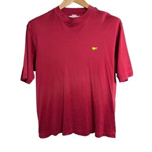 Augusta National Golf Shop T-Shirt Mens Large Red Masters Embroidered Golf A68